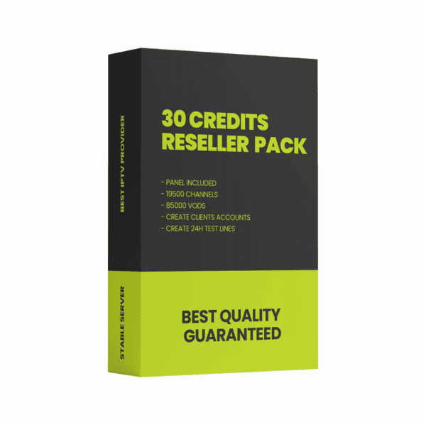 IPTV RESELLER 30 CREDITS
